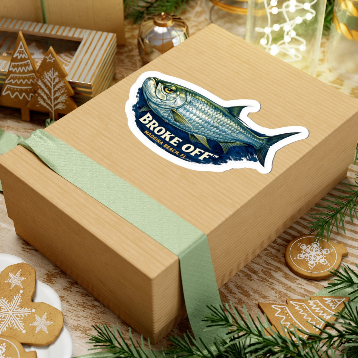 Broke Off Co. Tarpon Sticker | Coastal Fishing Decal | Madeira Beach FL - view 10