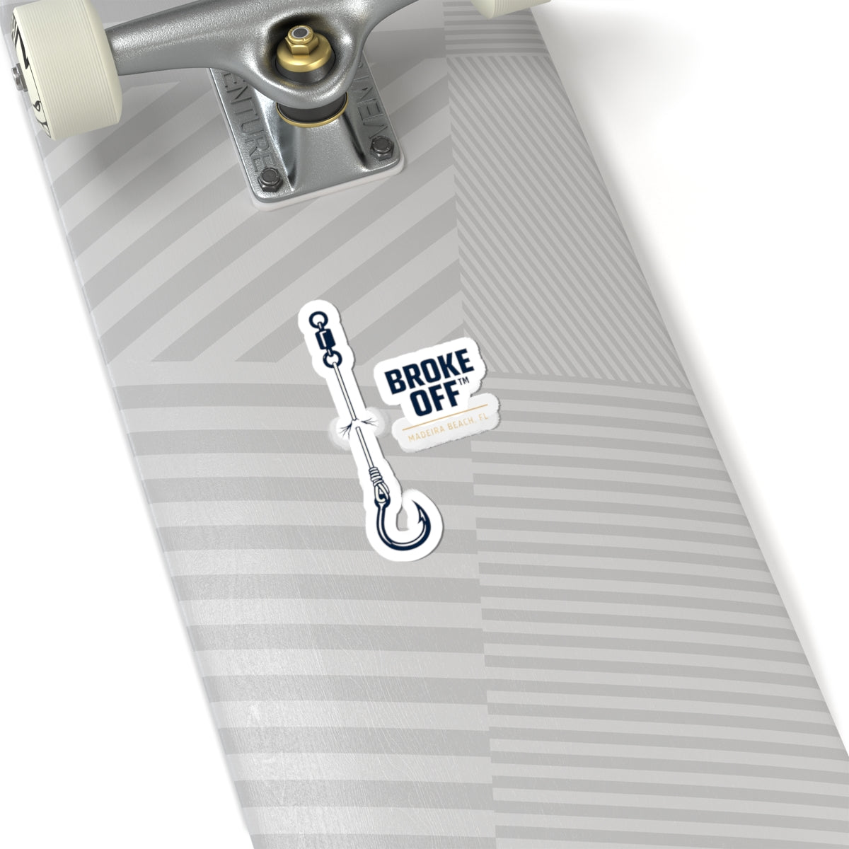 Broke Off Co. Fishing Rig Sticker | Coastal Fishing Decal | Madeira Beach FL - view 9