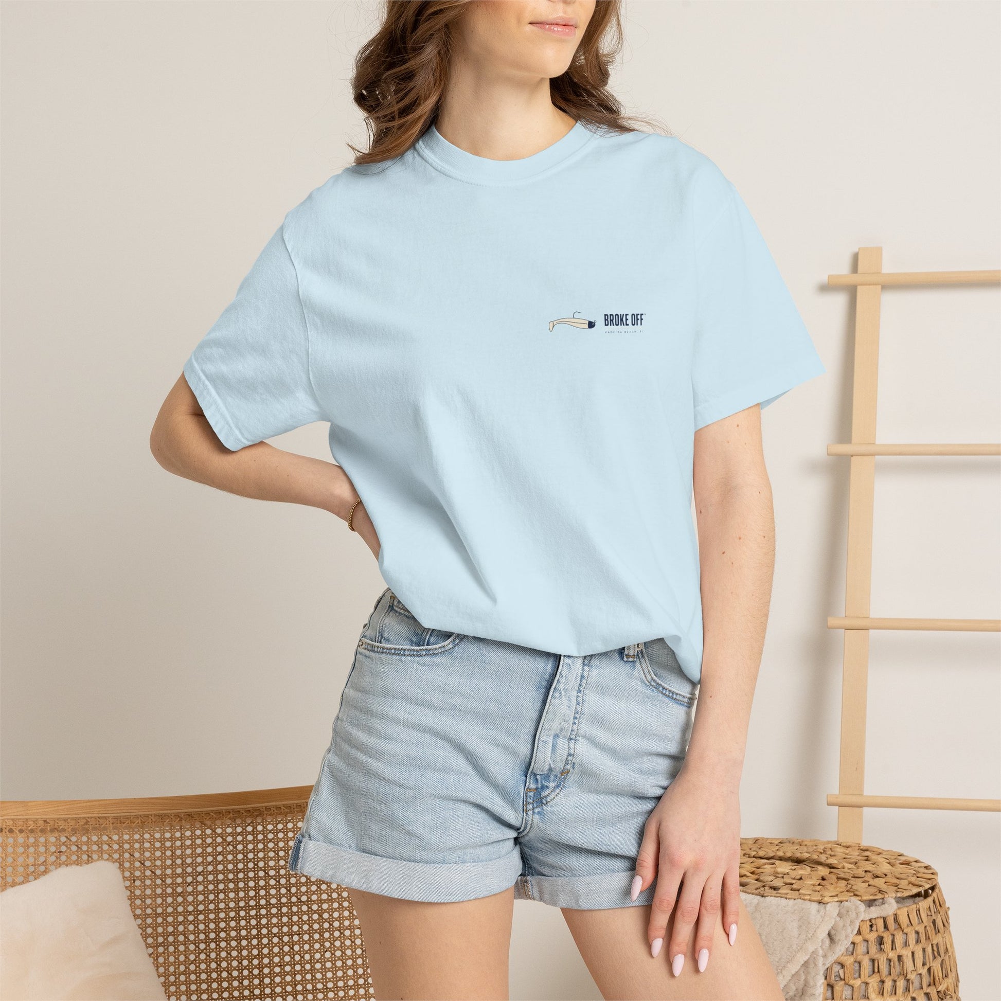 The Smug Snook Tee | Broke Off Co. Painterly Fishing Shirt | Madeira Beach, FL - view 37