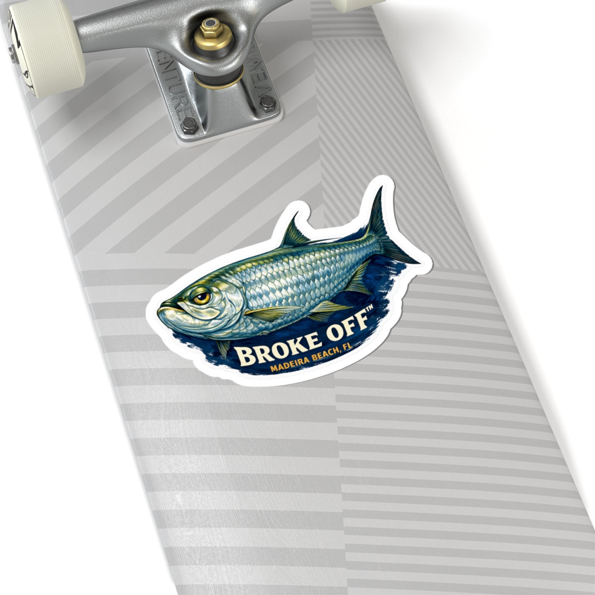 Broke Off Co. Tarpon Sticker | Coastal Fishing Decal | Madeira Beach FL - view 9