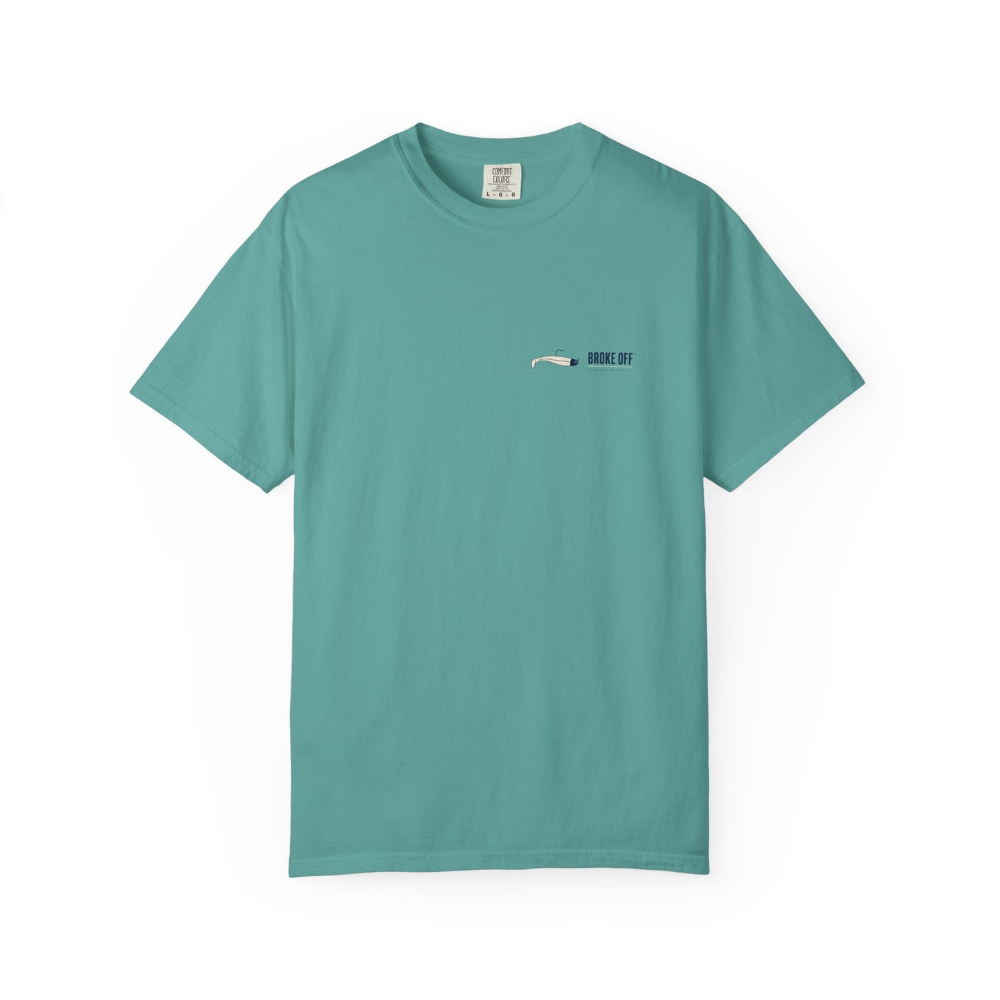 The Smug Snook Tee | Broke Off Co. Painterly Fishing Shirt | Madeira Beach, FL - Seafoam / S