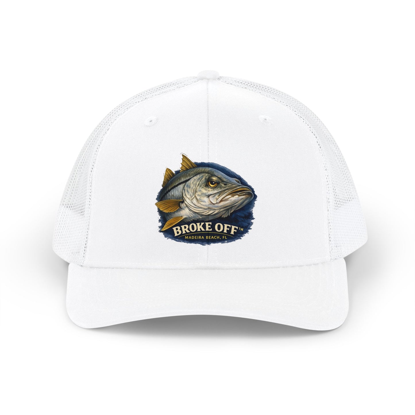 Broke Off Co. Snook Trucker Hat | Coastal Fishing Lifestyle | Madeira Beach FL