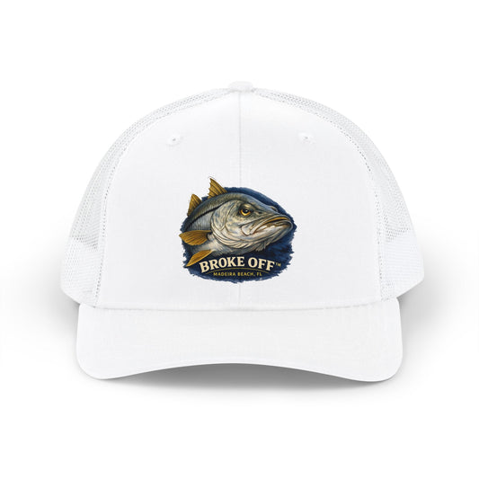 Broke Off Co. Snook Trucker Hat | Coastal Fishing Lifestyle | Madeira Beach FL