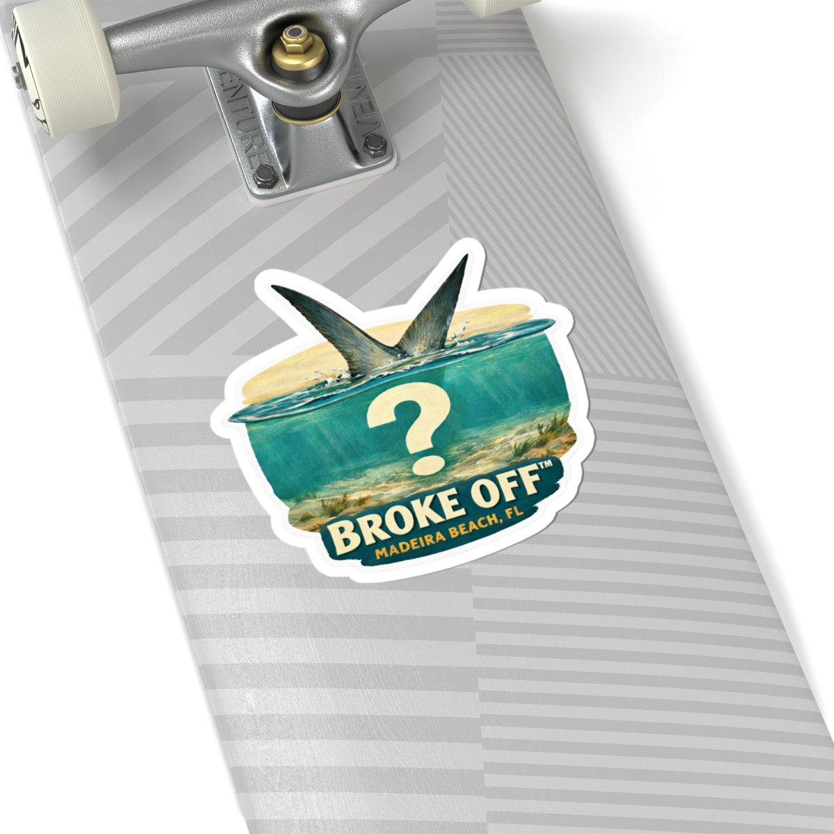 Broke Off Co. Permit Sticker | Coastal Fishing Decal | Madeira Beach FL - view 9