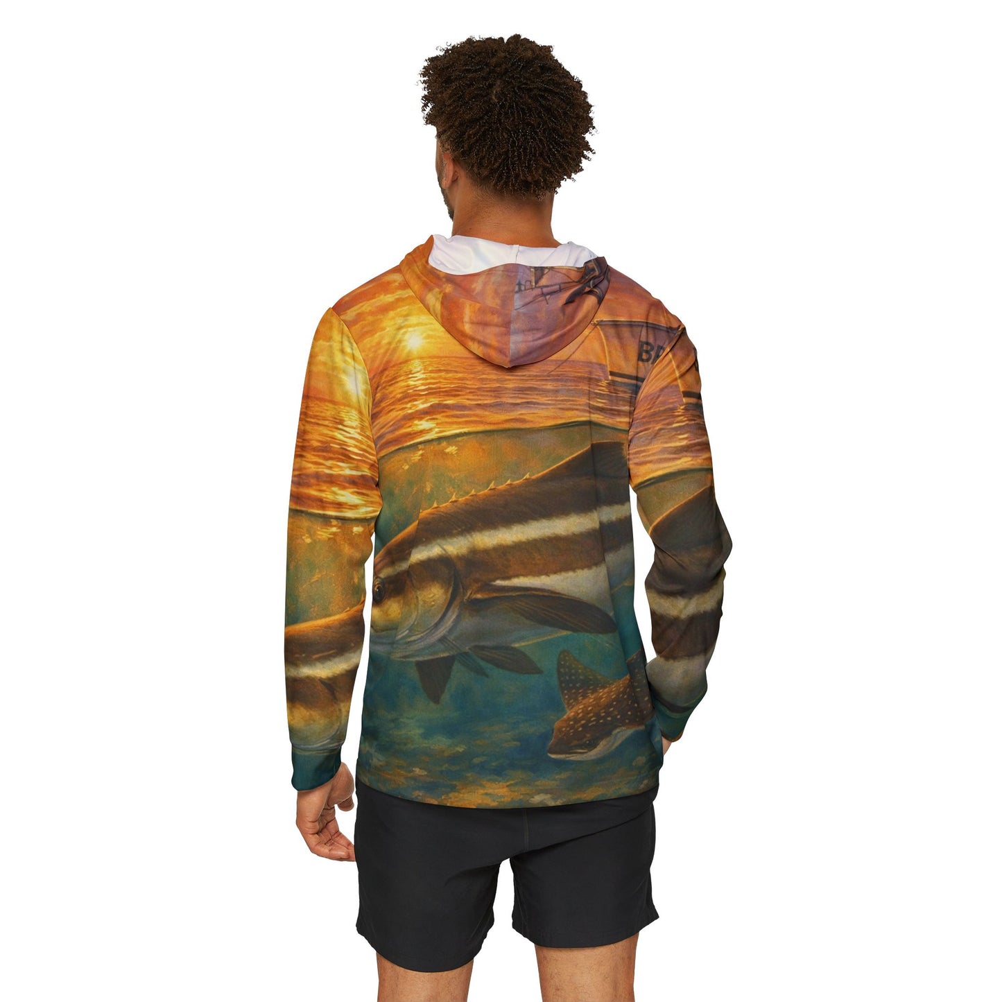 Cobia Follow — All-Over Print Hoodie | Broke Off Co. - view 3