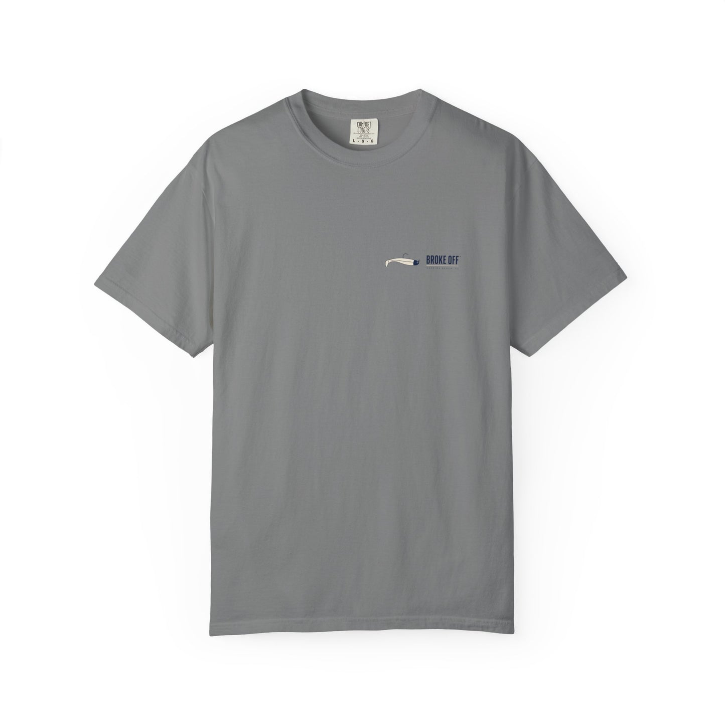 The Smug Snook Tee | Broke Off Co. Painterly Fishing Shirt | Madeira Beach, FL - Grey / S