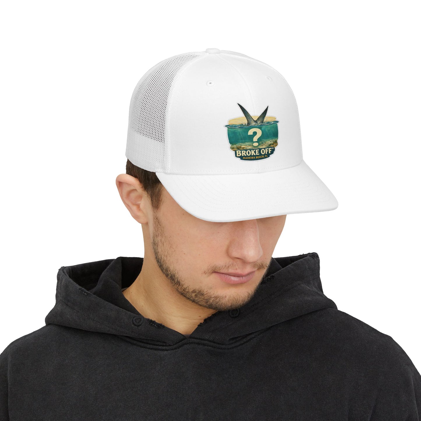 Broke Off Co. Permit Trucker Hat | Flats Fishing Lifestyle | Madeira Beach FL