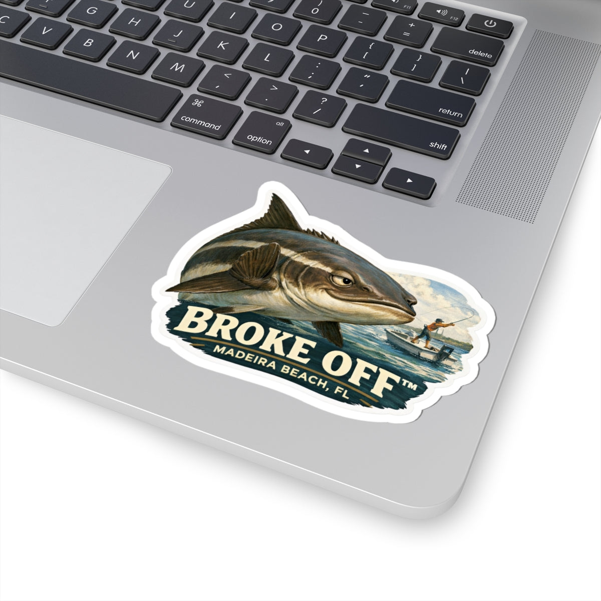 Broke Off Co. Cobia Sticker | Coastal Fishing Decal | Madeira Beach FL - view 7