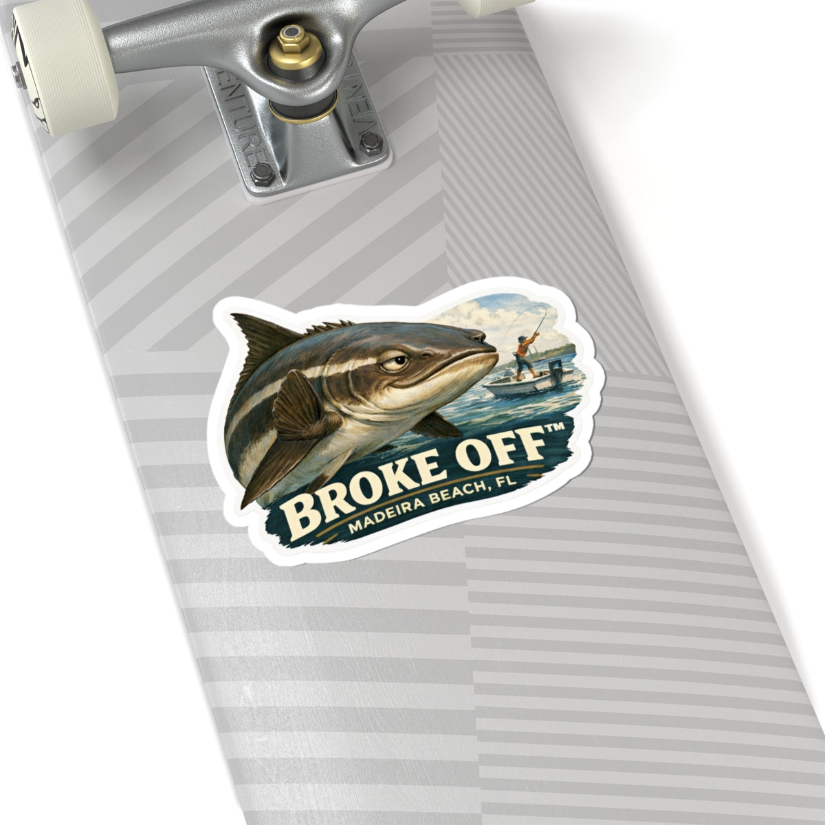 Broke Off Co. Cobia Sticker | Coastal Fishing Decal | Madeira Beach FL - view 9