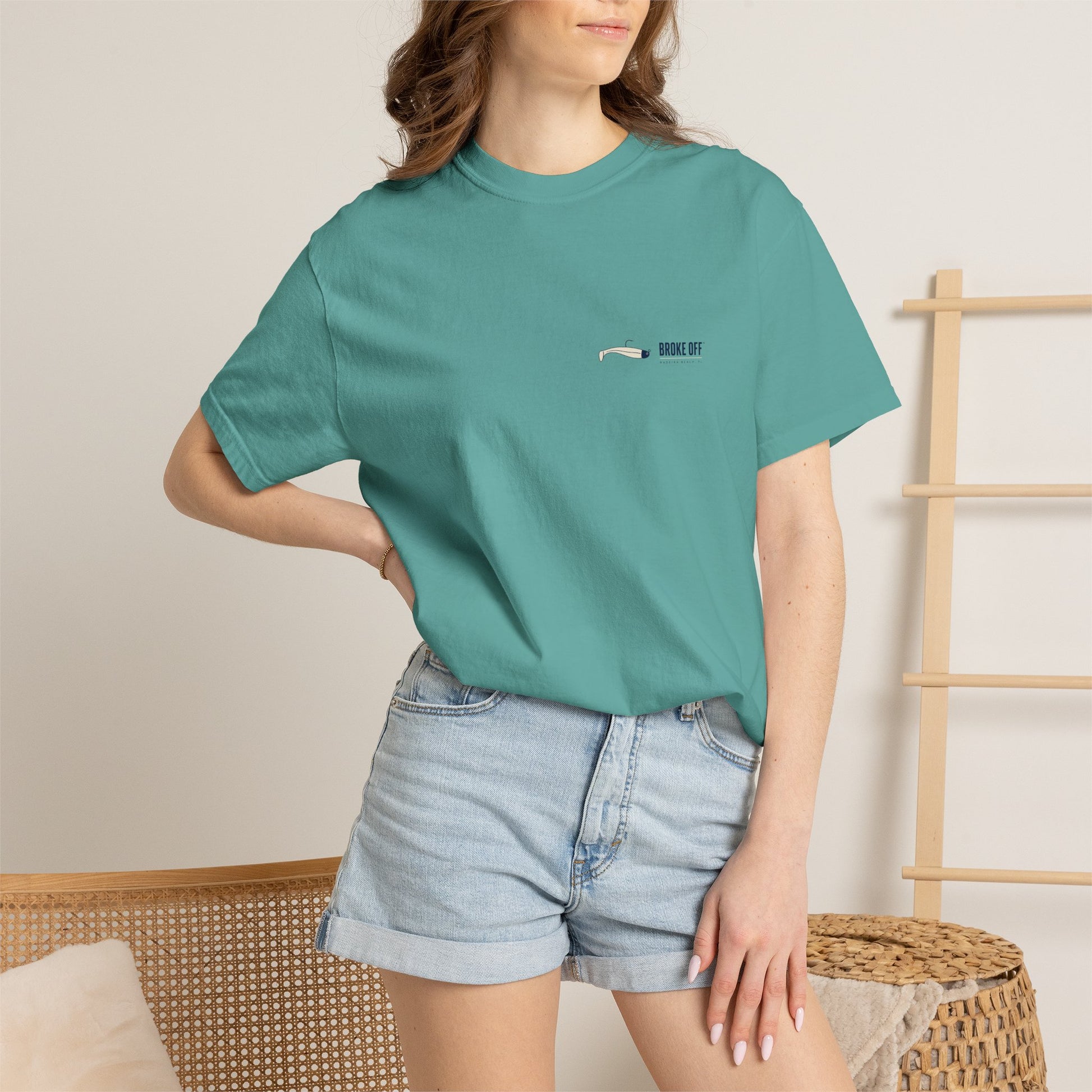 The Smug Snook Tee | Broke Off Co. Painterly Fishing Shirt | Madeira Beach, FL - view 34