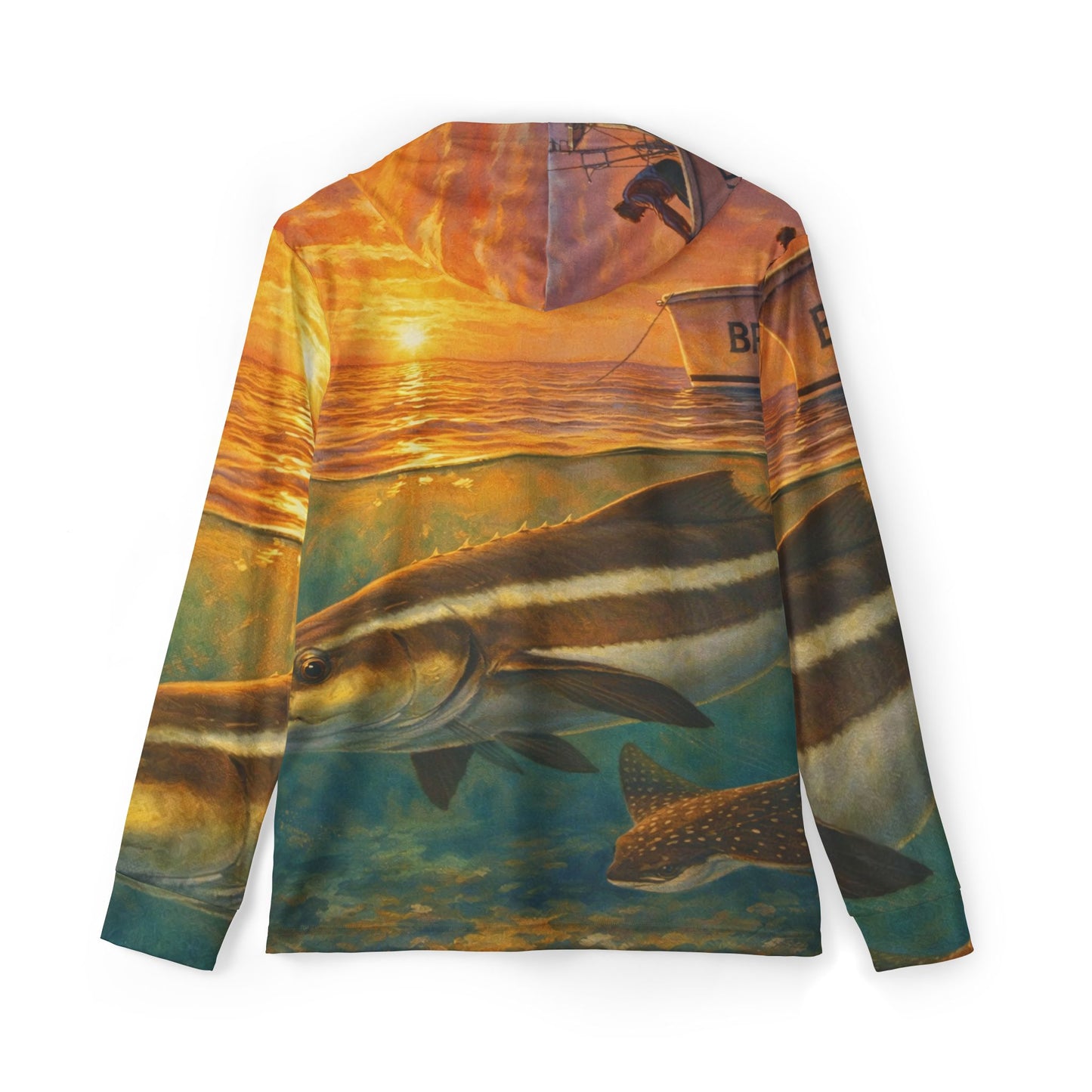 Cobia Follow — All-Over Print Hoodie | Broke Off Co.