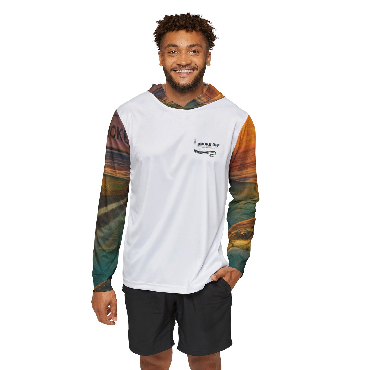 Cobia Follow — All-Over Print Hoodie | Broke Off Co. - view 4
