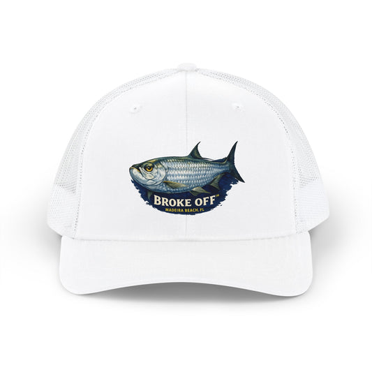 Broke Off Co. Tarpon Trucker Hat | Coastal Fishing Lifestyle | Madeira Beach FL