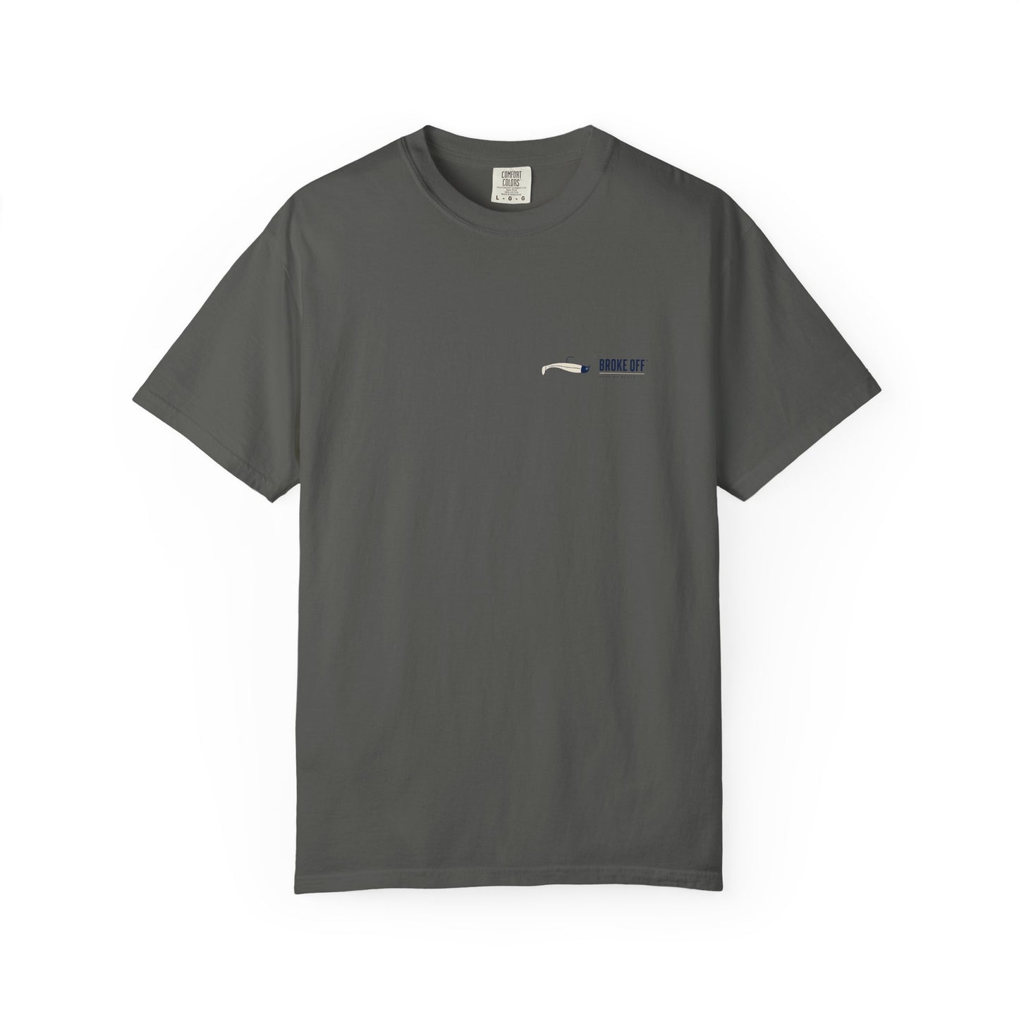 The Smug Snook Tee | Broke Off Co. Painterly Fishing Shirt | Madeira Beach, FL - Pepper / M