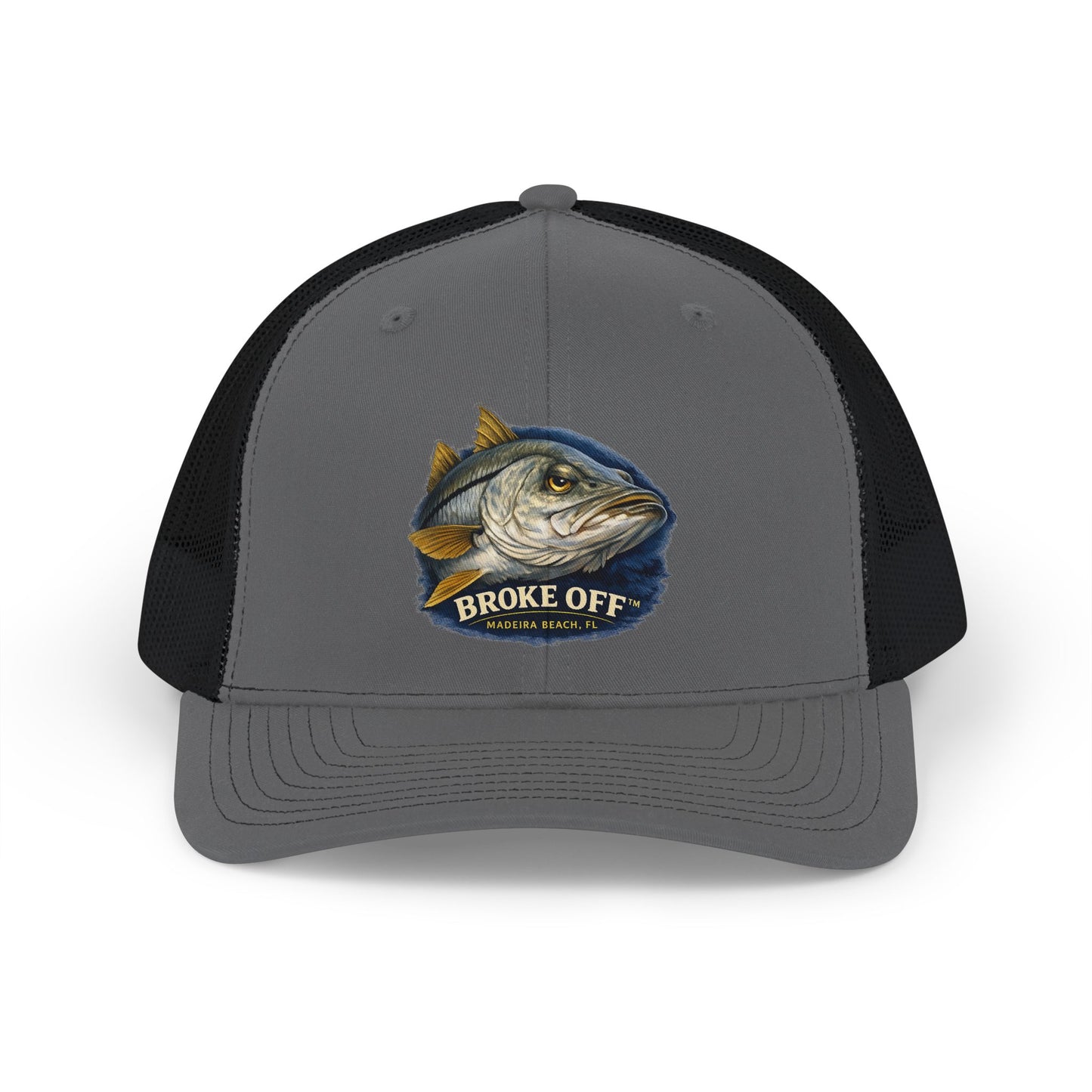 Broke Off Co. Snook Trucker Hat | Coastal Fishing Lifestyle | Madeira Beach FL