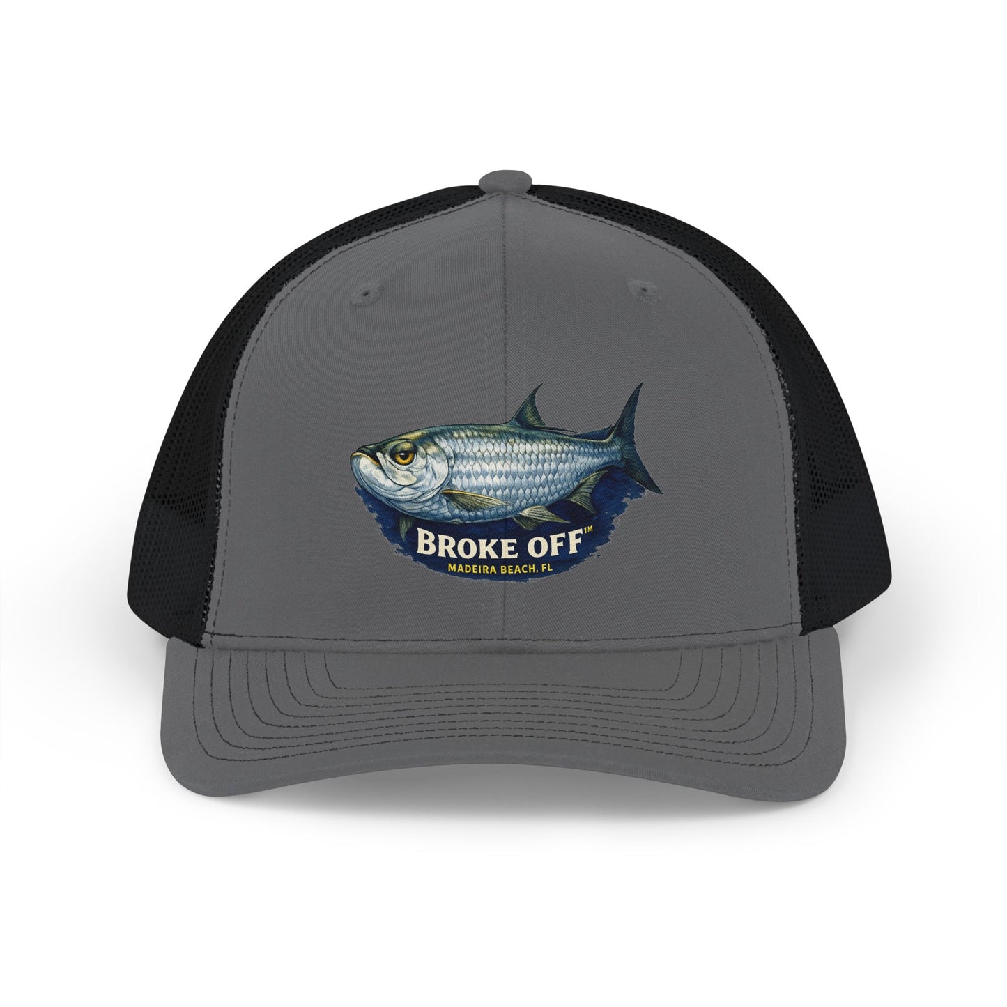 Broke Off Co. Tarpon Trucker Hat | Coastal Fishing Lifestyle | Madeira Beach FL