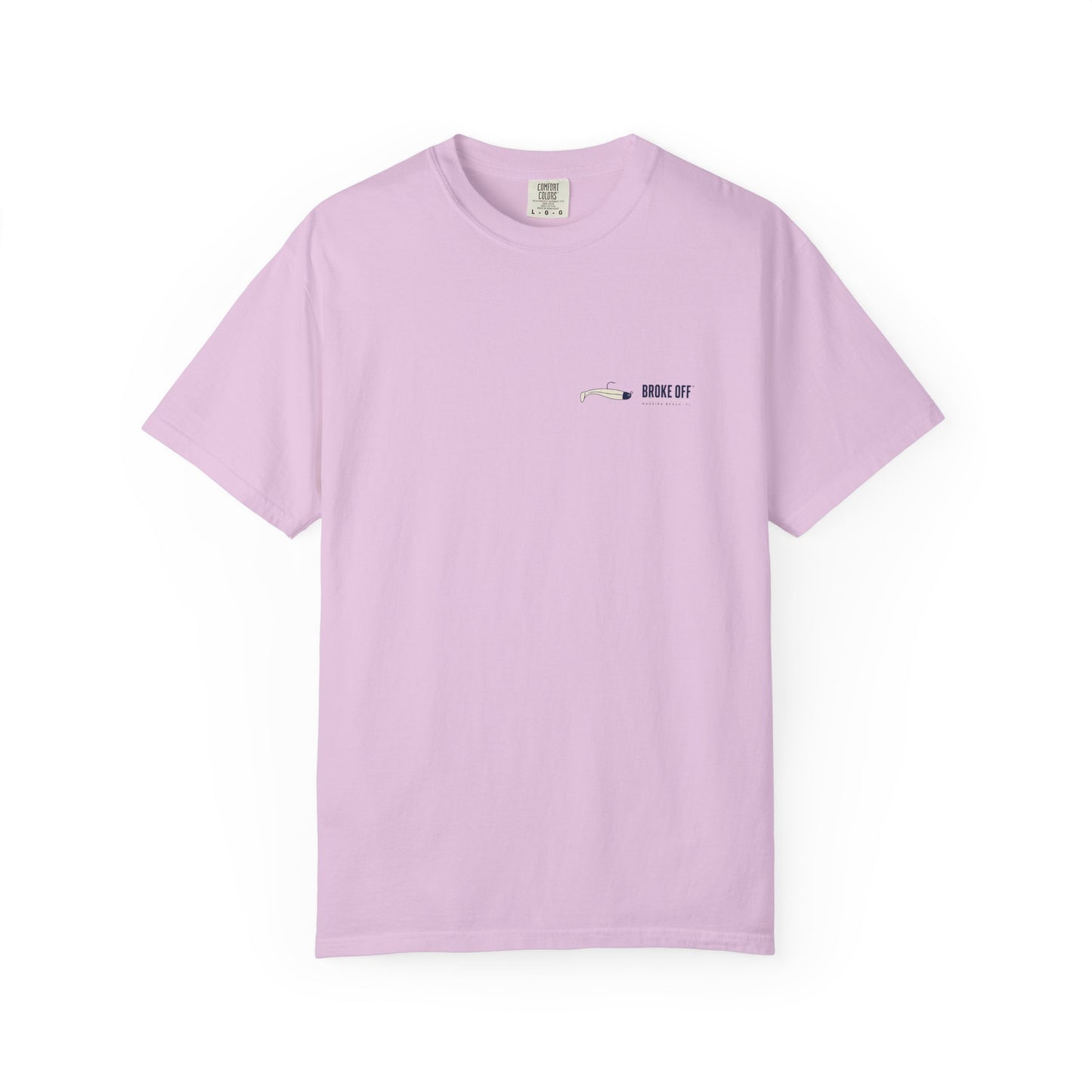 The Smug Snook Tee | Broke Off Co. Painterly Fishing Shirt | Madeira Beach, FL - Orchid / S