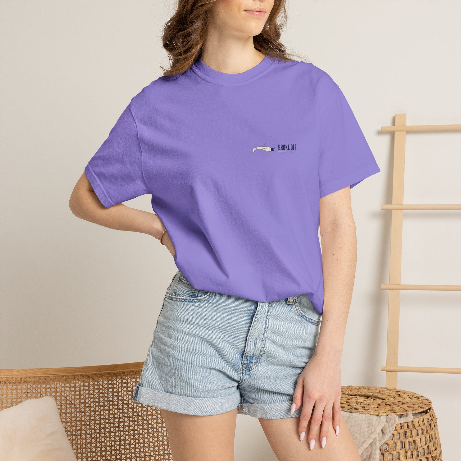 The Smug Snook Tee | Broke Off Co. Painterly Fishing Shirt | Madeira Beach, FL - view 43