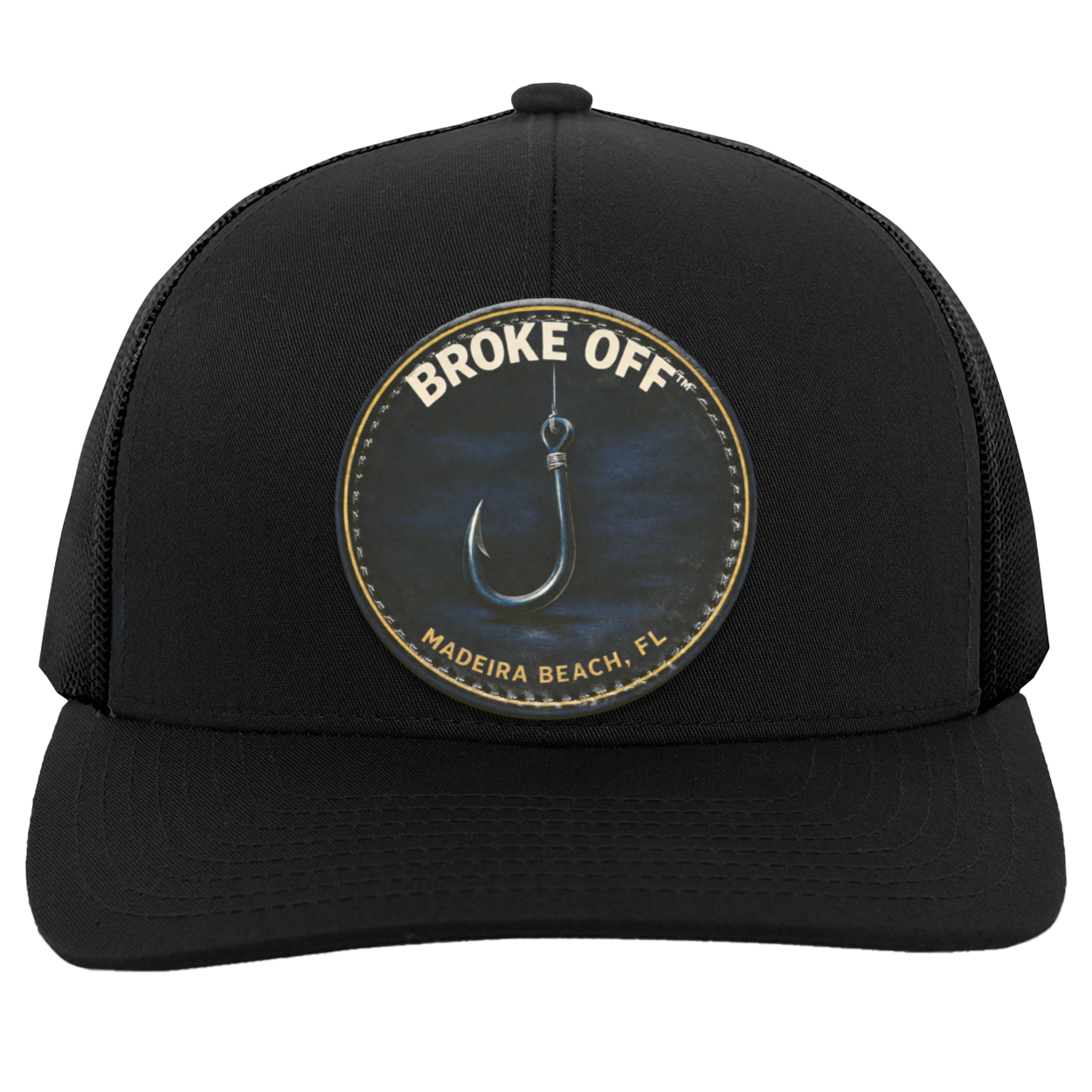 Broke Off - Trucker Snap Back - Black / Circle