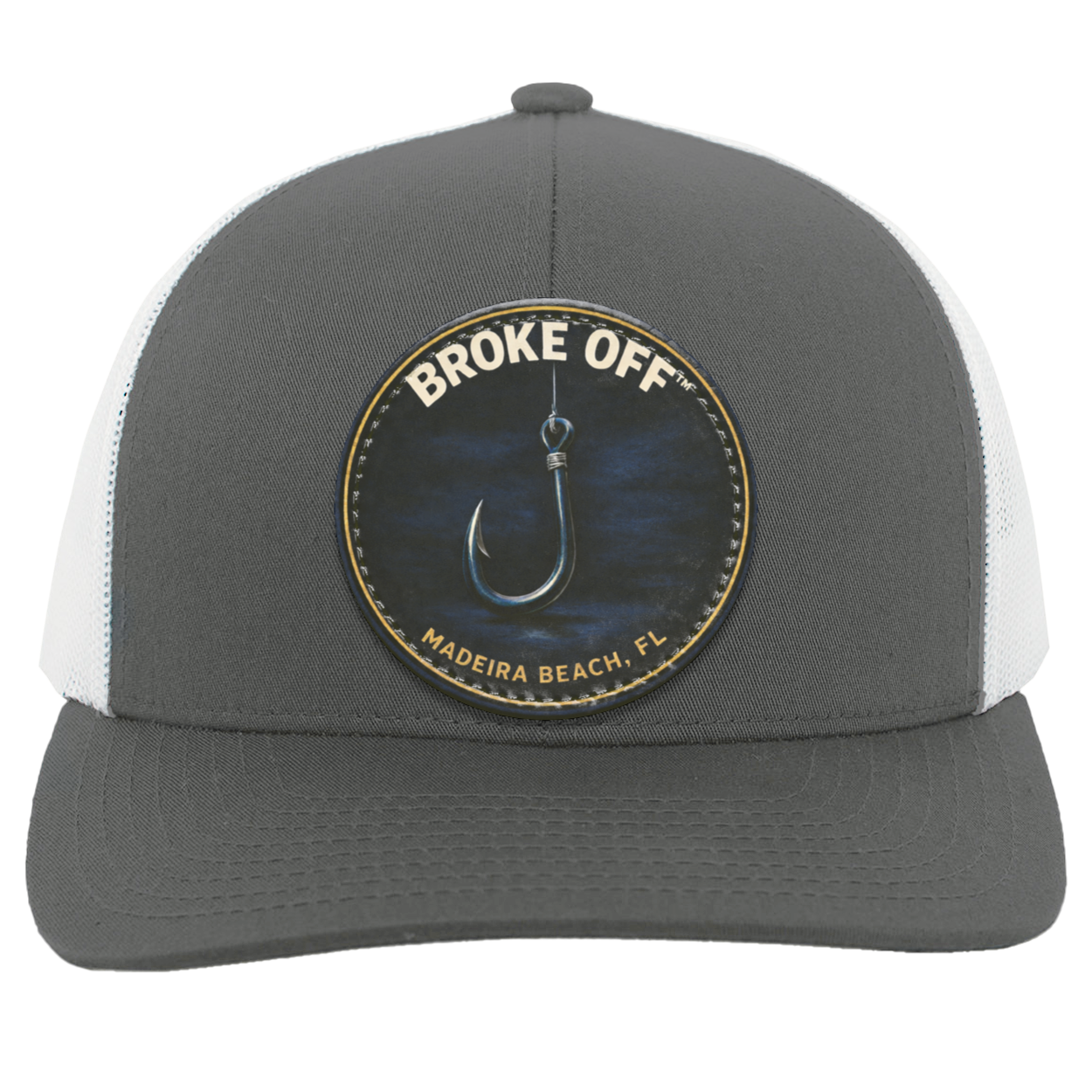 Broke Off - Trucker Snap Back - Graphite/White / Circle