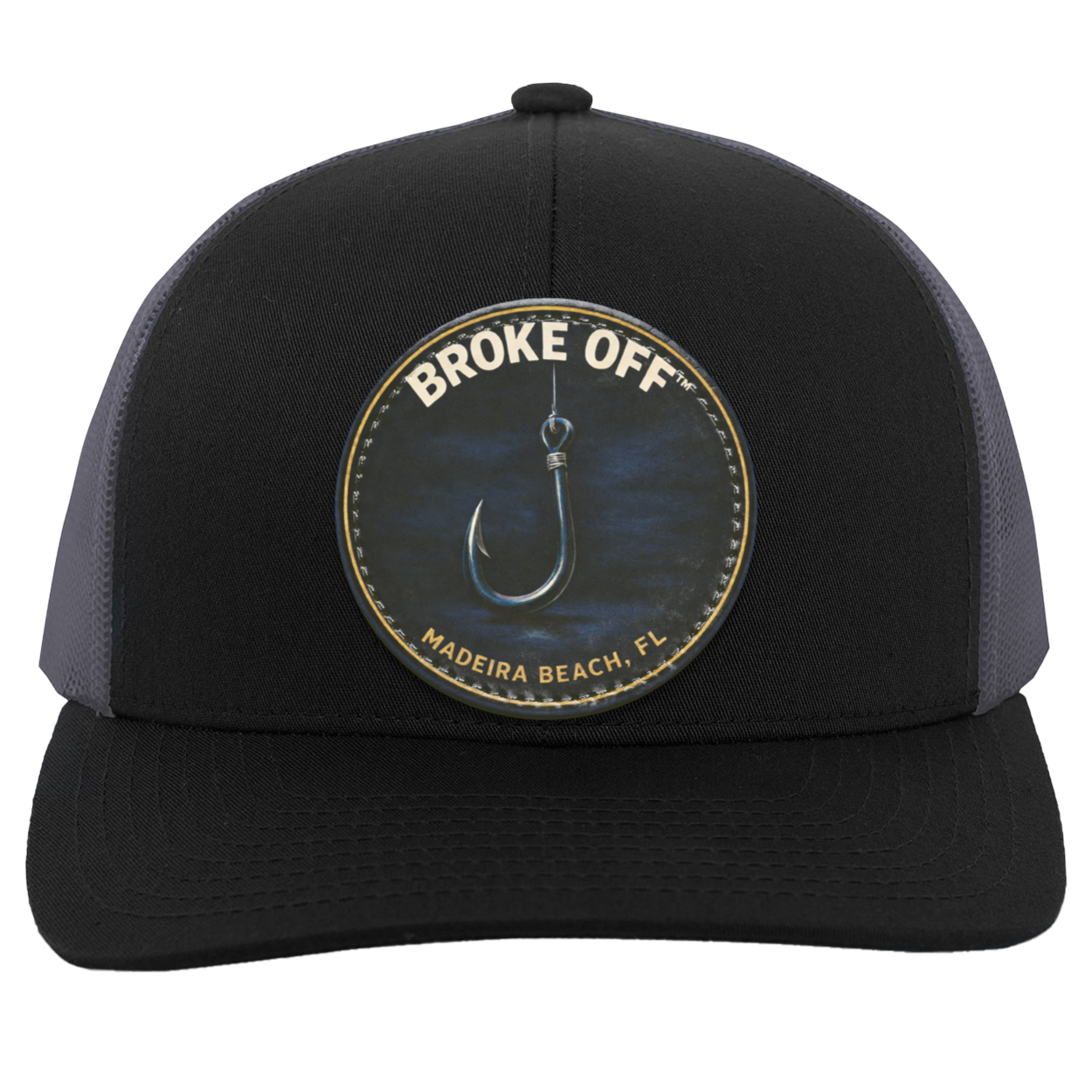 Broke Off - Trucker Snap Back - Black/Graphite / Circle