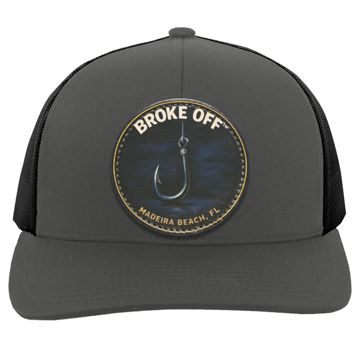 Broke Off - Trucker Snap Back - Graphite/Black / Circle
